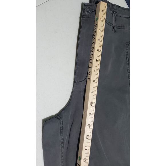 Old Navy New Gray Tapered Wide zleg Pant Size  Large Cabincore Boho Preppy - Picture 3 of 5